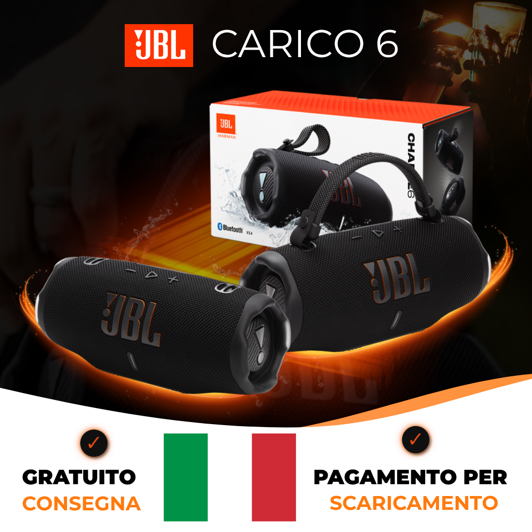 JBL Charge 6 nero – Altoparlante portatile